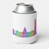 Washington DC skyline Blikjeskoeler (Blikje Achterkant)