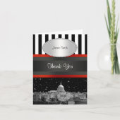 Washington DC Skyline Blk Wht Stripe P Merci (Devant)