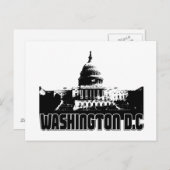 Washington DC Skyline Briefkaart (Voorkant / Achterkant)