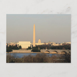 Washington DC Skyline Briefkaart