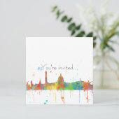 WASHINGTON DC SKYLINE KAART (Staand voorkant)