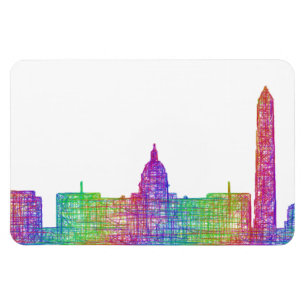Washington DC skyline Magneet