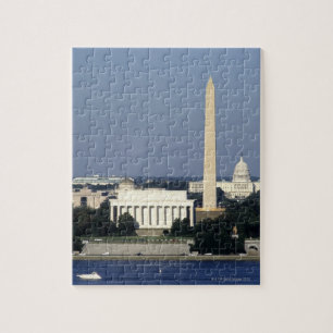 Washington DC Skyline met US Capitol Building 2 Legpuzzel