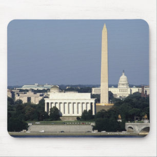 Washington DC Skyline met US Capitol Building 2 Muismat