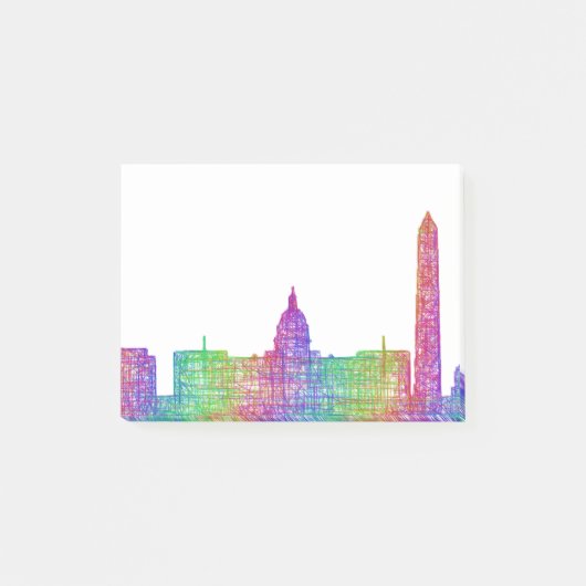 Washington DC skyline Post-it® Notes (Voorkant)