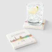 WASHINGTON DC SKYLINE STENEN ONDERZETTER (Zijkant)