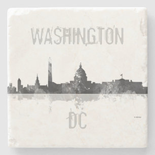 WASHINGTON DC SKYLINE STENEN ONDERZETTER