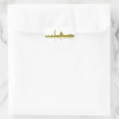 WASHINGTON DC SKYLINE - Sticker en forme de coeur (Sac)