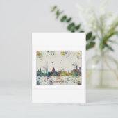 WASHINGTON DC skyline, Washington DC Print Briefkaart (Staand voorkant)