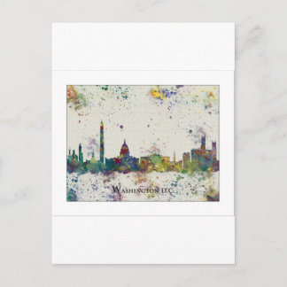 WASHINGTON DC skyline, Washington DC Print Briefkaart