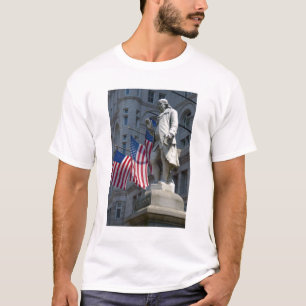 Washington, DC, standbeeld van Benjamin Franklin T-shirt