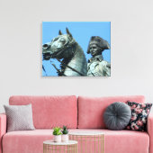 Washington, DC, standbeeld van generaal George Canvas Afdruk (Insitu (Woonkamer))