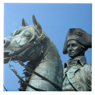 Washington, DC, standbeeld van generaal George Tegeltje