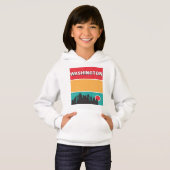 Washington DC State Skyline Souvenir Vintage (Devant entier)