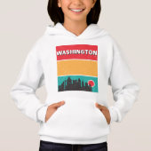 Washington DC State Skyline Souvenir Vintage (Devant)