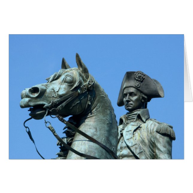 Washington, DC, statue du général George (Devant horizontal)