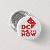 Washington DC-status nu Button (Voorkant /achterkant)