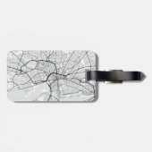 Washington, DC. Topografie stadskaart Bagagelabel (Achterkant horizontaal)