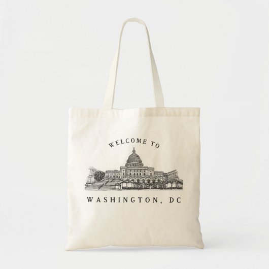 Washington DC Tote Bag (Voorkant)