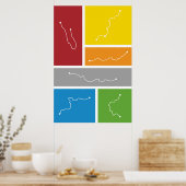 Washington, DC - Transit Paletten Poster (Keuken)
