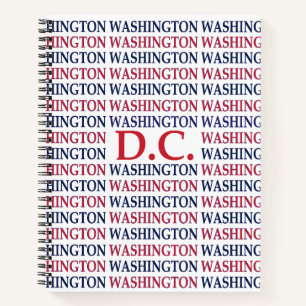 Washington DC Typografie Notitieboek