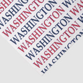 Washington DC Typografie Tissuepapier (Detail)