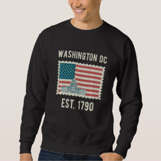 Washington DC Usa Flag Love Capitol Hill Souvenir Trui