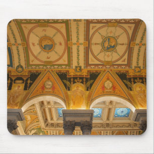 WASHINGTON, DC. USA. Plafond in Great Hall Muismat