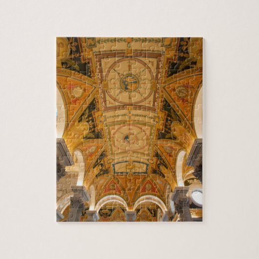 WASHINGTON, DC. USA. Plafond tweede verdieping Legpuzzel (Verticaal)