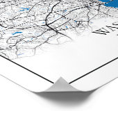 Washington DC USA Travel City Map Poster (Hoek)