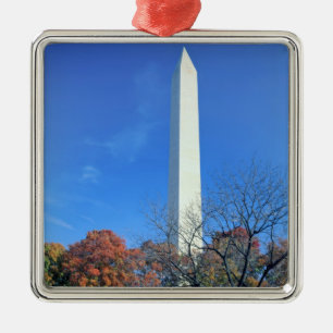 WASHINGTON, DC. USA. Washington Monument stijgt Metalen Ornament