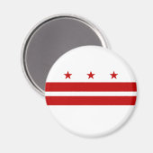 Washington DC-vlag Magneet (Voorkant / Achterkant)