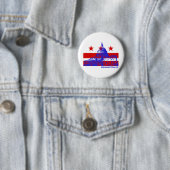 Washington DC-vlag Ronde Button 5,7 Cm (In situ)