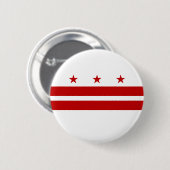 Washington DC-vlag Ronde Button 5,7 Cm (Voorkant /achterkant)