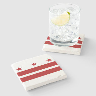 Washington DC-vlag Stenen Onderzetter
