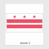 Washington DC-vlag Sticker (Vel)