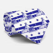 Washington DC-vlag Stropdas (Opgerold)