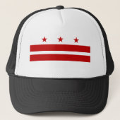 Washington DC-vlag Trucker Pet (Voorkant)