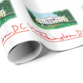 Washington DC - Witte Huis Cadeaupapier (Rol Hoek)