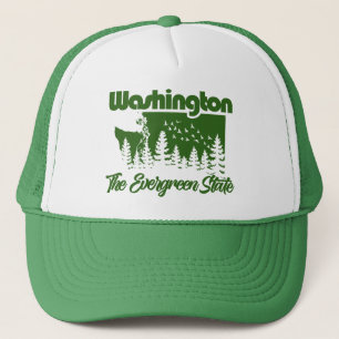 Washington de Evergreen-staat Trucker Pet