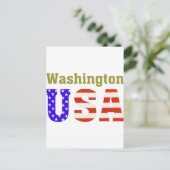 Washington de V.S.! Briefkaart (Staand voorkant)