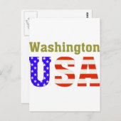 Washington de V.S.! Briefkaart (Voorkant / Achterkant)