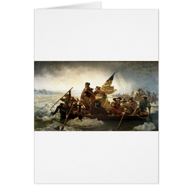 Washington die de Delaware passeert (Voorkant)