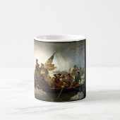 Washington die de Delaware passeert Koffiemok (Center)