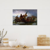 Washington die de Delaware passeert Poster (Keuken)