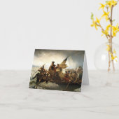 Washington die Delaware kruisen - 1851 Kaart (Gele Bloem)