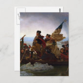 Washington door Emanuel Leutze Briefkaart (Voorkant / Achterkant)