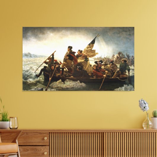 Washington door Emanuel Leutze Canvas Afdruk (Insitu (Woonkamer))