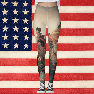 Washington door Emanuel Leutze Leggings