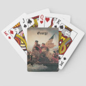 Washington door Emanuel Leutze Pokerkaarten (Achterkant)